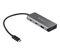 StarTech.com Hub USB-C à 4 ports - 2x USB-A et 2x USB-C - 10 Gbps - Câble hôte de 25 cm (HB31C2A2CB) - concentrateur (hub) - 4 ports