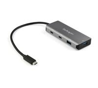StarTech.com Hub USB-C 4 Ports - 2x USB-A et 2x USB-C - Hub SuperSpeed 10Gbps USB Type-C 3.2 Gen 2 - Alimentation Bus USB - Adaptateur USB-C vers USB - Aluminium - Câble 25 cm