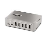 Startech.com 10-port usb-c hub, 8x usb-a + 2x usb-c, self-powered w/ 6
