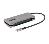 StarTech Hub USB-C HB31CM1A3CB 4 ports — 1x USB‑A, 3x USB‑C, USB 3.1 10Gbps, alimentation par bus