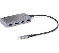 Startech.Com Hub Usb-C À 4 Ports - 4X Usb-A, 5Gbps - Alimenté Par Bus - Hub Usb 3.0 Avec Câble De 30 Cm - Mini Hub Usb Type-C - Hub Usb De Bureau, Usb C Vers Usb A (5G4Ab-Usb-C-Hub)[Z579]