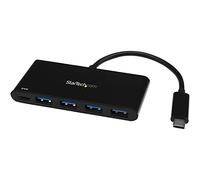 StarTech.com Hub USB-C à 4 ports avec Power Delivery - USB-C vers 4x USB-A - USB 3.0 - 5Gbps