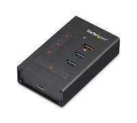 StarTech.com Hub USB-C à 4 ports en métal - Concentrateur USB-C vers 3x USB A et 1x USB-C - USB 3.0 - 5Gbps - Montable (HB30C3A1CST)