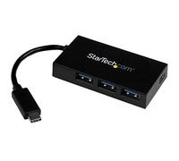 StarTech.com Hub USB-C à 4 ports - USB 3.0 - Adaptateur d'alimentation inclus (HB30C3A1CFS)