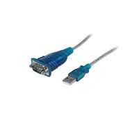 StarTech.com ICUSB232V2 - Adaptateur USB 2.0 Type-A vers Série DB9 RS232 Mâle/Mâle 0.43m - Support Windows, macOS, Linux - Gris