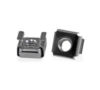 StarTech.com - Kit de 100 Ecrous Cage M6 en Acier Inoxydable avec Outil - Conforme CE, RoHS, TAA, REACH - Dimensions 13x13x9mm