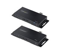 StarTech.com Kit Extender HDMI Fibre Optique, 4K60Hz, Monomode/Multimode - Rallonge vidéo/audio/infrarouge/réseau - HDMI - plus de fibre optique - fibre optique - jusqu'à 1 km