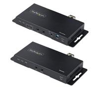 StarTech.com Kit Extender HDMI Fibre Optique, 4K60Hz, Monomode/Multimode - Rallonge vidéo/audio/infrarouge/réseau - HDMI - plus de fibre optique - fibre optique - jusqu'à 1 km