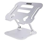 StarTech.com Support de Bureau pour Ordinateur Portable - Support Ergonomique Pliable pour PC Portable - Socle/Pupitre/Réhausseur Incliné pour PC portable, Supporte Jusqu'à 10kg - Socle Ventilé PC Portable