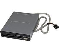 Startech.Com Lecteur De Cartes Mémoire Interne De 3,5 Pouces Avec Port Usb 2.0-Lecteur Multicartes 22-En-1 Pour Pc-Noir(35Fcreadbk3)