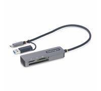 StarTech Lecteur de cartes USB 3.0 FCREADMICRO3V2 – SD/microSD/CF, USB-C avec adaptateur USB-A 5Gbps