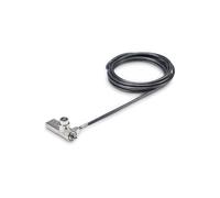 StarTech Câble antivol PC portable x10 – double accès, 2 m, clé identique & combinaison, K-Slot
