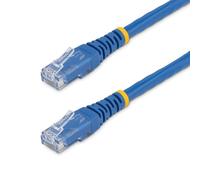StarTech.com Lot de 10 câbles CAT6 de 1,8 m - Cordon de raccordement CAT6 - Connecteurs RJ45 moulés - 24 AWG - Ethernet - Vérifié ETL (C6PATCH6BL10PK)