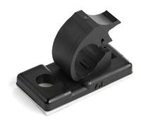 StarTech Attaches de câbles adhésives CBMCC1 100 pièces Noir – Nylon ignifugé UL/94V-2 – TAA