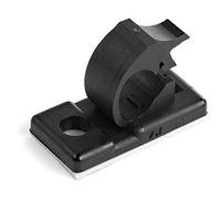 StarTech.com 100 Pinces Attache Câbles Adhésives Noir, Organiseur Câbles Réseau/Ethernet/Bureau/Ordinateur, Range Câbles Bureau Autocollant, Pince Nylon Autocollante Ignifugée UL/94V-2 (CBMCC1) - attaches de câbles - Conformité TAA