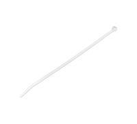 StarTech.com Lot de 100 Colliers de Serrage Blancs 25cm x 4mm Nylon 66, Diamètre Faisceau 68mm, Résistance 22kg, Fermeture Autobloquante, UL94 V-2