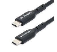 StarTech.com - Câble USB - USB-C (M) pour USB-C (M) - USB 2.0 - 3 A - 2 m - USB Power Delivery (60W) - noir (pack de 2)