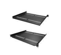 StarTech.com 2-Pack 1U Server Rack Shelf, Vented, 44lb Capacity, 16" Deep (CABSHELF116V2PK) - étagère pour rack - 1U