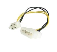 StarTech.com 6in LP4 to P4 Auxiliary Power Cable Adapter - LP4 to 4 pin ATX - Molex to P4 Adapter - LP4 to P4 (LP4P4ADAP) - Adaptateur secteur - alimentation interne 4 pin (5 V) (F) pour ATX12V 4...