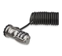 StarTech Câble de sécurité pour ordinateur portable LTLOCK3DCOIL – Code 3 chiffres 1,8 m Noir