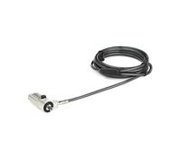 StarTech Câble de sécurité pour ordinateur portable LTLOCKNBL – 2 m, acier, à code 4 chiffres, noir