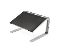 StarTech.com LTSTND Support Ajustable pour Ordinateur Portable 17" Acier/Aluminium, Réglage Hauteur 18.5-23.5cm, Charge Max 20kg, Noir/Argent