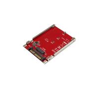 StarTech.com M.2 Drive to U.2 (SFF-8639) Host Adapter for M.2 PCIe NVMe SSDs Adaptateur d'interface M.2 M.2 Card U.2 rouge