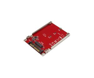 StarTech.com M.2 Drive to U.2 (SFF-8639) Host Adapter for M.2 PCIe NVMe SSDs Adaptateur d'interface M.2 M.2 Card U.2 rouge