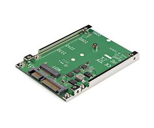 StarTech.com M.2 SSD to 2.5 SATA Adapter M.2 SATA SSD to 2.5in SATA, SAT32M225 (M.2 SATA SSD to 2.5in SATA Adapter - M.2 NGFF to SATA Converter - 7mm - Open-Frame Bracket - M2 Hard Drive)
