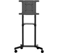 StarTech.com Chariot Meuble TV - Support TV sur Roulettes Portable - Écrans VESA 37-70" (70kg) - Étagère de Rangement - Inclinable - Gabarit de Montage Universel Télévision (MBLTVSTNDEC) chariot - pour écran plat