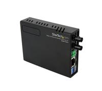 StarTech.com MCM110ST2EU Convertisseur Ethernet 10/100 vers Fibre Optique ST Multimode 2km - IEEE 802.3/802.3u - 1x RJ45, 1x ST - 1310nm