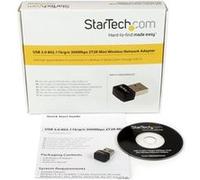 StarTech.com Mini adaptateur USB 2.0 réseau sans fil N 300Mb/s et 2,4GHz - Clé USB WiFi 802.11n 2T2R - Carte réseau sans fil N - Noir - Adaptateur réseau - USB 2.0 - 802.11b/g/n - noir G