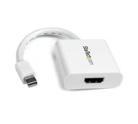 StarTech.com Mini DisplayPort DP vers HDMI Adapter Convertisseur de Mini DisplayPort DP vers HDMI - 1920x1200 - Passif - Blanc