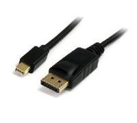 StarTech.com Mini DisplayPort to DisplayPort Adapter Cable - Cable d'audio / vídeo - mini-DisplayPort (M) - DisplayPort (M) - 1.8 m - enganchado - noir MDP2DPMM6