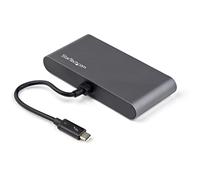 StarTech.com Mini Dock Thunderbolt 3 - Station d'Accueil Portable pour Deux Écrans avec HDMI 4K 60Hz, 2 x Hub USB-A (3.0/2.0), GbE - Câble de 28 cm - Adaptateur Multiport TB3 - Mac/Windows