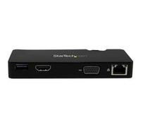 StarTech.com Mini station d’accueil / Mini-Dock USB 3.0 universelle pour PC portable - Réplicateur de ports HDMI ou VGA, GbE, USB 3.0 - Station d'accueil - USB - HDMI - 1GbE - pour P/N: ARMPIVOT, ARMP