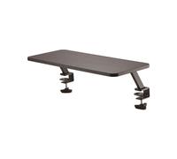 StarTech.com MNRISERCLMP Rehausseur Écran PC Bureau avec Pince - Support jusqu'à 32", 20kg - 650x260mm - Acier Noir - Compatible bureau jusqu'à 33mm