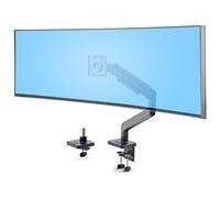 StarTech.com Support de Bureau pour Écrans Incurvés Jusqu'à 49" 32:9 Ultrawide, Bras à Ressort, Pince en C/Oeillet, Max 20kg