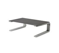 StarTech.com MONSTND Rehausseur écran acier/aluminium réglable 12.5-17.5cm, supporte écrans jusqu'à 32", charge max. 10kg, 410x270mm, Noir/Argent