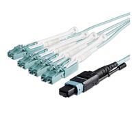 StarTech.com MPO8LCPL10M câble InfiniBand et à fibres optiques 10 m MPO/MTP 8x LC Couleur aqua