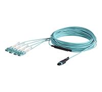 StarTech.com MPO8LCPL10M câble InfiniBand et à fibres optiques 10 m MPO/MTP 8x LC Couleur aqua