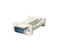 StarTech.com NM9MF Adaptateur DB9 Mâle vers DB9 Femelle Gris - Changeur de Genre Null Modem - Connecteurs Droit - 33.6x50.5x15mm - CE, RoHS