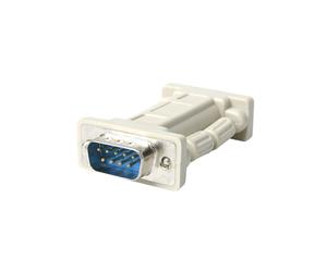 StarTech.com NM9MF Adaptateur DB9 Mâle vers DB9 Femelle Gris - Changeur de Genre Null Modem - Connecteurs Droit - 33.6x50.5x15mm - CE, RoHS