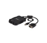 StarTech.com NOTECONS02X Adaptateur Crash Cart USB vers VGA 1920x1200, KVM portable, transfert de fichiers, acquisition vidéo, compatible Windows/macOS/Linux
