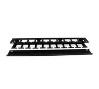 StarTech.com Panneau de gestion des câbles 1U horizontal noir CMDUCT1UX pour baies de serveurs