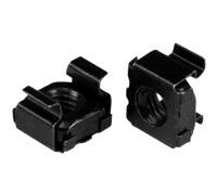 StarTech Écrou à cage M6 pour rack et armoire serveur – Pack de 100, noir