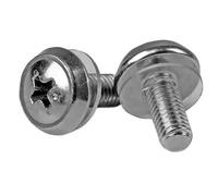 StarTech.com Vis M5 - Pack de 100 - Vis M5x12 de montage pour rack et armoire serveur - Argent - kit de visserie