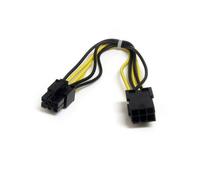 StarTech.com PCI Express Extension Cable 6-pin 15cm Male-Female Noir/Jaune