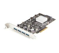 StarTech.com Carte PCIe 4 Ports USB 3.2 Gen 2 10Gbps - Carte Contrôleur Hôte USB 3.1/3.2 Gen 2 Type-A PCI Express 3.0 x 2 - 4xUSB-A - Carte Adaptateur PCIe USB - Windows/Mac/Linux (PEXUSB314A2V2) - adaptateur USB - PCIe 3.0 x4 - USB 3.1 Gen 2 x 4