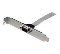 StarTech.com Plaque 40 cm série mâle 9 broches vers connecteur interne de carte mère 10 broches - Panneau série - DB-9 (M) pour IDC 10 broches (F) - 41 cm - gris Gris G